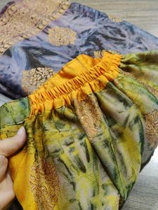 Girls Short Kurta And Palazzo Set With Frill Duptt