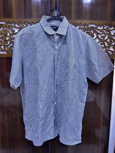 Men's Striped Short Sleeve Shirt