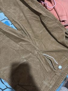 Corduroy Wide Leg Pants