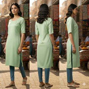 Elegant Mint Green Kurta