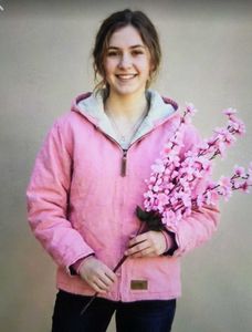 Pink Hooded Jacket