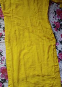 🎊Yellow Embellished Kurta set
