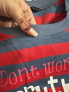 Striped T-Shirt "Everything will be Amazing"