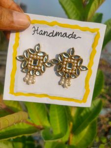 Handmade Kundan Earrings