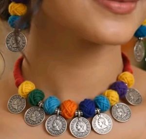 Navratri Multi Color Necklace