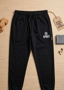 PSD Black Fleece Joggers combo of 2