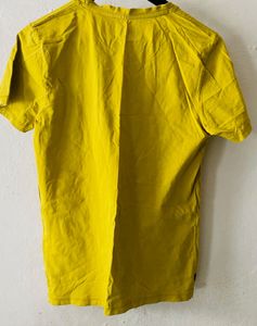 Yellow Graphic Print T-Shirt