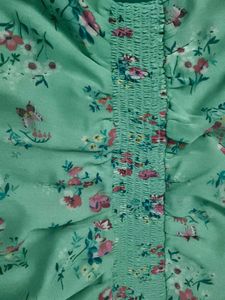 Chic Floral Print Midi Dress size XL