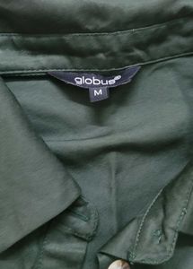 Globus Green Collared Shirt - Size M