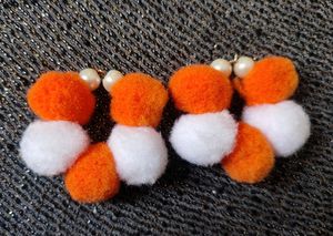Pom Pom Earrings