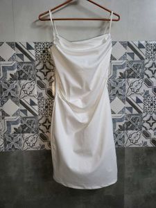 satin bodycon Midi dress