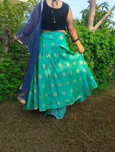 Stunning Teal Lehenga Choli