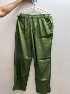 Green Printed Kurta with Palazzo Set