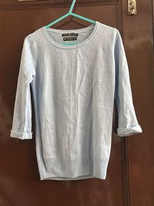 Light Blue Knit Sweater