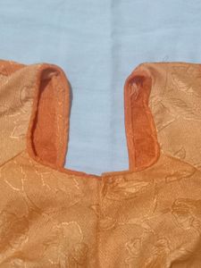 Running Orange Blouse