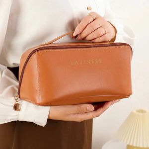 Imported Leather Ladies Makeup Bag