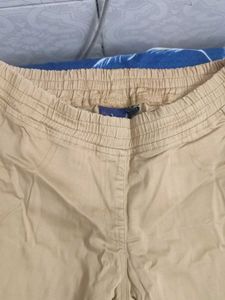 Comfortable Beige Casual Pants