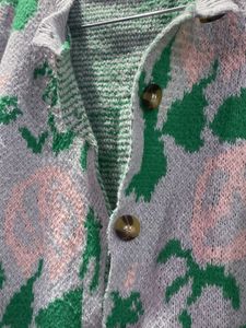 Floral Knit Cardigan