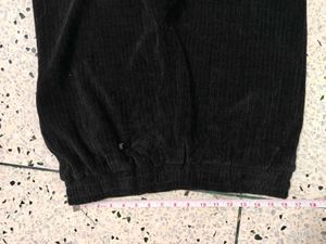 Black Corduroy Pants &amp; Snitch Sweater
