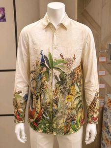 Exotic Print Kurta with Animals &amp; Nature