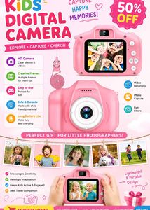 Kids Digital Camera Pink