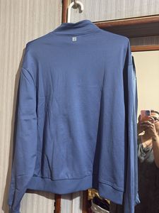 Blue Half-Zip Pullover