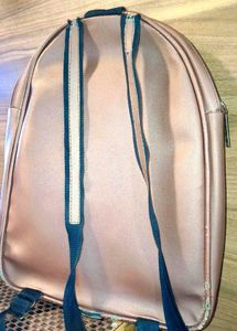 Free with drawer 🎀Stylish Rose Gold Backpack