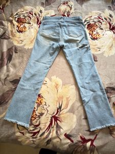 Light Wash Straight Leg Jeans