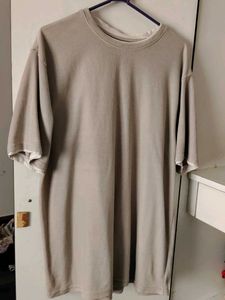 Oversized Beige T-Shirt