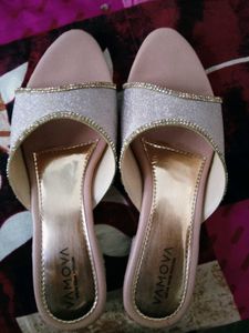 Sparkling Block Heel Sandals
