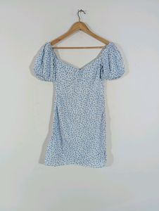 White Printed Western Dress (Women)