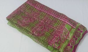 Beautiful Green &amp; Pink Saree