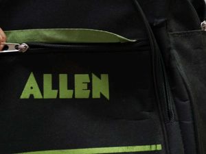 Allen Black &amp; Neon Green Backpack
