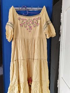 Boho Embroidered Maxi Dress