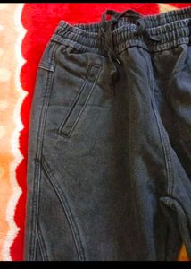 Vintage Wash Denim Joggers