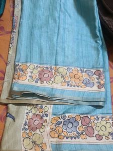 Unused Rawsilk Type Saree With Blouse piece