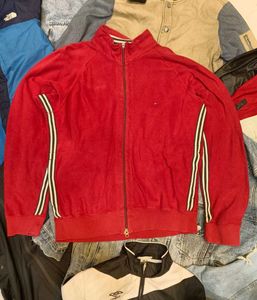 Tommy Hilfiger Red Track Jacket double zipper