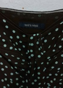 Chic Polka Dot Midi Dress