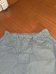 Chic Gingham Flared Bottom Pants