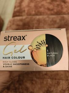 Streax Gel Hair Colour - Black