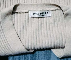 Ribbed Knit Wrap Top