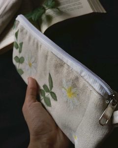 Handmade Foral Pouch