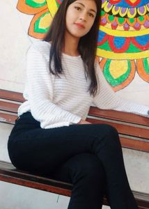 White Cropped Knit Sweater