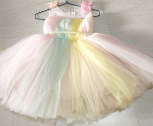 Rainbow Tutu Dress for Girls