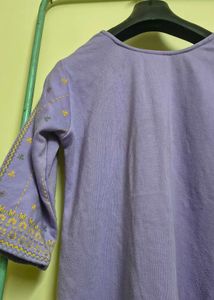 Thermal Stylish Lavender Kurta