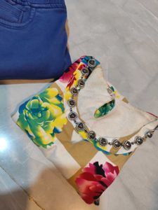 vintage y2k Beautiful Floral Print top