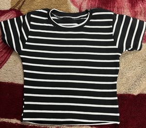 Striped Black & White T-Shirt