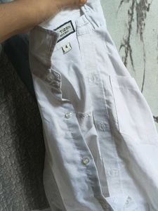 Classic White Button-Down Shirt