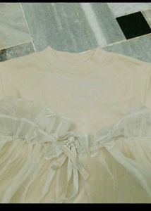 Elegant frock Tulle Overlay