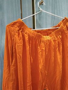 Orange Kurta Pant Set